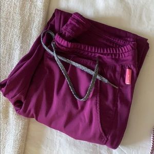 Greys anatomy spandex stretch 4 pocket knit waist